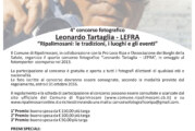 4° concorso fotografico “Leonardo Tartaglia – LEFRA” – Scadenza 31 Ottobre 2016