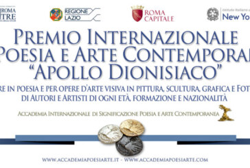 Premio Internazionale d’Arte Contemporanea Apollo dionisiaco Roma – Scadenza 07 Giugno 2019